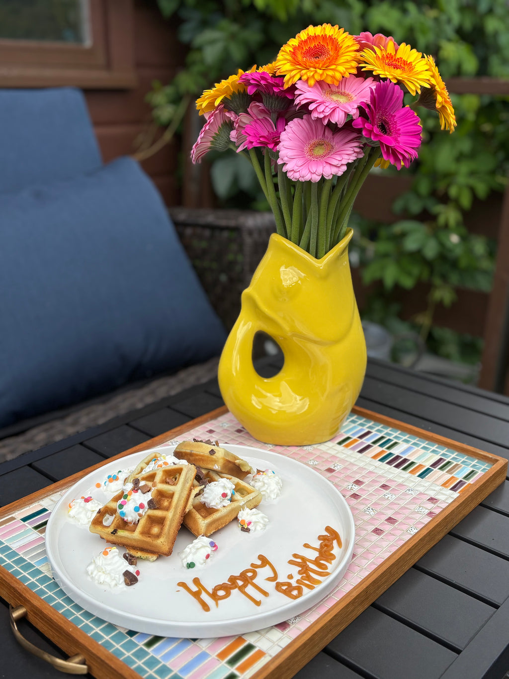 Birthday Cake Waffle Mix