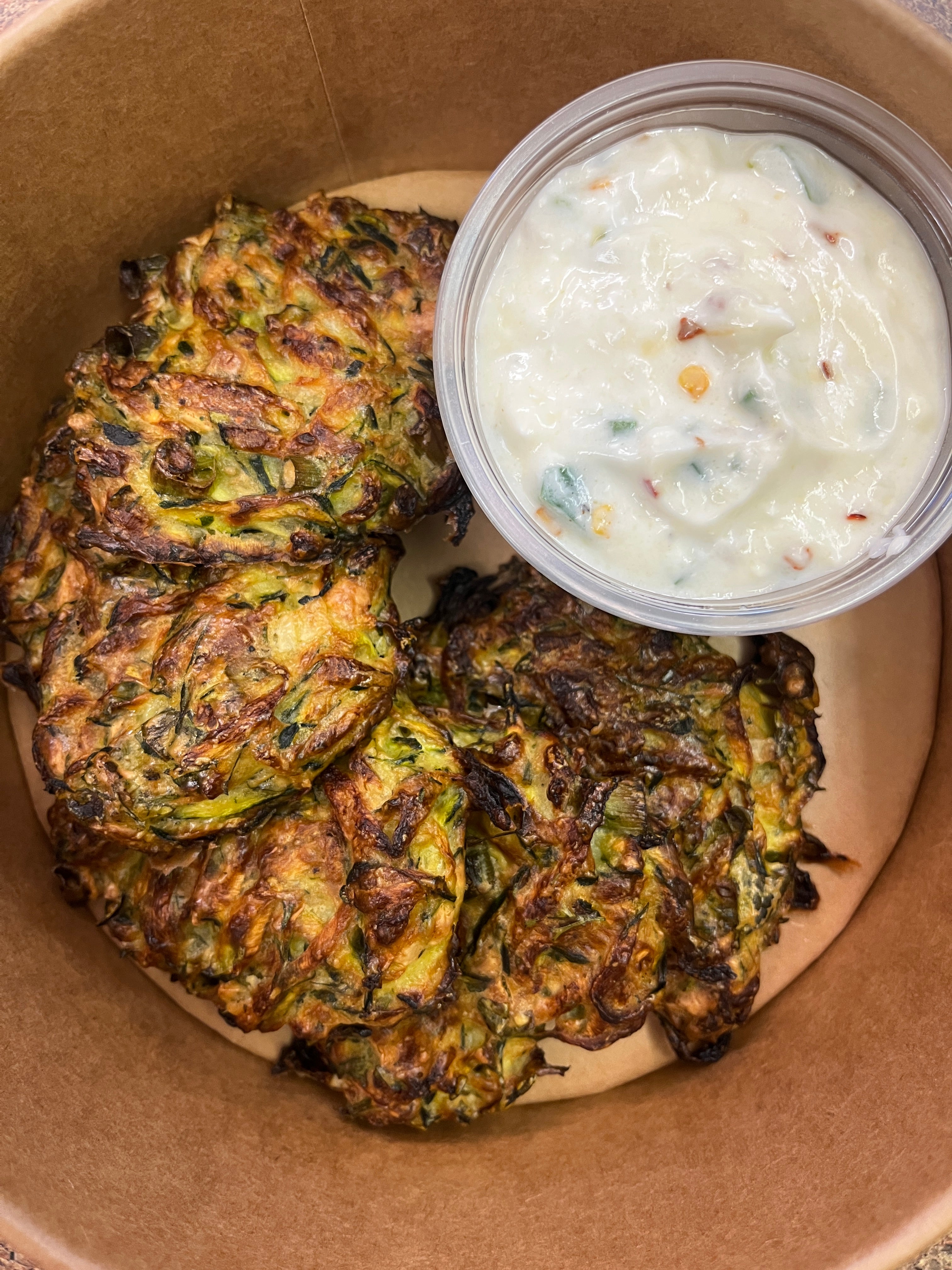 Gluten Friendly Zucchini fritters (Frozen)